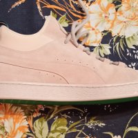 Нови  кецове от естествена кожа Puma Suede Mid Big Sean Pink Limited edition- НОВИ !!!, снимка 5 - Кецове - 35131642