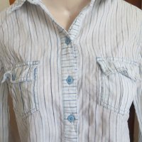 Дамска риза с дълъг ръкав от лен  Marks & Spencer, снимка 2 - Ризи - 25682711