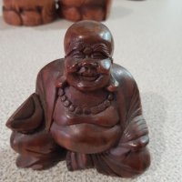 Дървени статуетки Буда / дърворезба / Статуетка - 4 бр., снимка 6 - Статуетки - 27963447