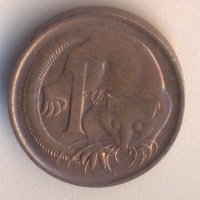 Австралия 1 цент 1966 година, отлична, снимка 1 - Нумизматика и бонистика - 26717331