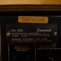 SANSUI RA-500, снимка 6 - Ресийвъри, усилватели, смесителни пултове - 35349081