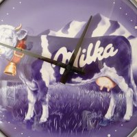 Милка стенен часовник рядък Milka рекламен 2008 г, снимка 5 - Други ценни предмети - 26829113