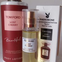 КОМПЛЕКТ: Body lotion 250ml.Tom ford lost cherry + мини парфюм, снимка 1 - Комплекти и лотове - 43821817