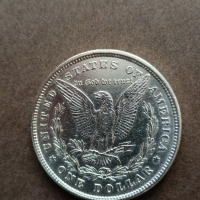 1 Морган долар 1878 г сребро, снимка 3 - Нумизматика и бонистика - 44866256