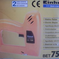 Нов 10-16 мм-Немски Дърводелски Електрически Такер -Einhell BET 750, снимка 4 - Други инструменти - 33568287