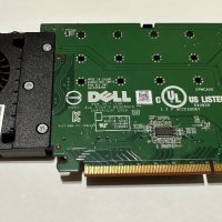 Адаптер Dell Quad NVMe M.2 PCIe x16 Ultra-Speed DPWC400, снимка 2 - Кабели и адаптери - 43659146