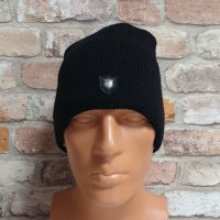 Нова зимна шапка SilverStar с подгъв в черен цвят, снимка 5 - Шапки - 43375871