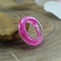 Цветни пръстени от смола, снимка 5 - Пръстени - 33091152