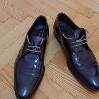 Floris Van Bommel мъжки обувки естествена кожа тъмно сини номер 44, снимка 7 - Официални обувки - 32904657