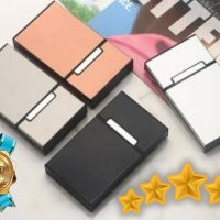 Алуминиева Стилна табакера кутия Слим Slim за тънки цигари мурати слим Murati slim gold , снимка 9 - Табакери - 39358949