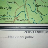 Карта "Медведница - Хърватия"  - 87х70см., снимка 4 - Енциклопедии, справочници - 39369113
