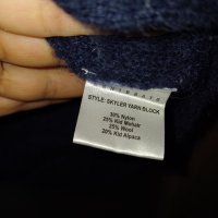 Син пуловер мохер, вълна и алпака М, снимка 2 - Блузи с дълъг ръкав и пуловери - 43340131