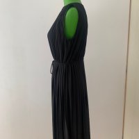 Черна дамска рокля с марка H&M, тип Солей, снимка 2 - Рокли - 37626675