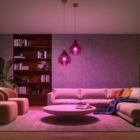 PHILIPS Hue 3 бр LED Крушки бяла и цветна светлина и рутер за управление, снимка 7 - Лед осветление - 39349851