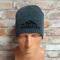 Нова зимна шапка на марката ADIDAS (Адидас) в сив цвят, снимка 7 - Шапки - 43374898