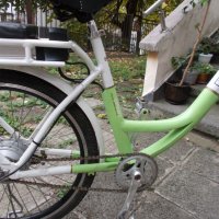 Електрически алуминиев велосипед 24" цола може и без батерия, снимка 4 - Велосипеди - 38184849