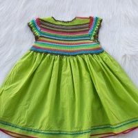 Детска рокля Catimini  размер 74-80см., снимка 5 - Бебешки рокли - 37468656