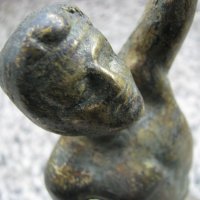Бронзова пластика статуетка , снимка 4 - Антикварни и старинни предмети - 28295111