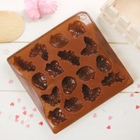 2409 Силиконова форма за шоколадови бонбони Насекоми, снимка 2 - Форми - 43346969