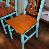 4бр дървени трапезни стола, снимка 6 - Столове - 43336631