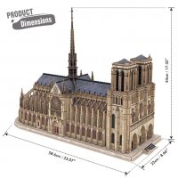 CubicFun 3D Пъзел NOTRE DAME DE PARIS MASTER COLLECTION MC260H, снимка 2 - Игри и пъзели - 32461414