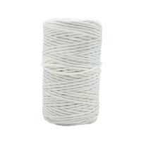 4384 Памучно въже за макраме бяло въже за шиене, 80 метра, снимка 2 - Други - 43818460