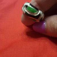  Намалявям  пръстен с пъстър емайл, снимка 1 - Пръстени - 32563540