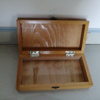 Дървена кутия 20 х 10 h 4.5 cm , снимка 2 - Други стоки за дома - 37218990
