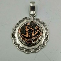Сребърни медальони с вградени реплики на антични монети в Колиета, медальони,  синджири в гр. Пловдив - ID28695663 — Bazar.bg