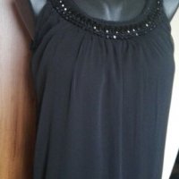 Черна рокля H&M с колие от камъни ПРОМОЦИЯ👗🍀S, М, М/Lр-р👗🍀 арт.425, снимка 4 - Рокли - 27429086