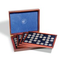 луксозна кутия VOLTERRA за 140 броя 2- евро монети в капсули , снимка 1 - Нумизматика и бонистика - 40589010