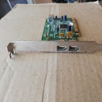 PCI 3-port IEEE-1394 FireWire Adapter Card KEC 1582T, снимка 2 - Мрежови адаптери - 37035529