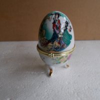 Порцеланово яйце за бижута , снимка 2 - Декорация за дома - 33556076
