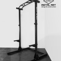 Стойка за клекове (Squat rack) с лост за набиране с различни хватове, снимка 1 - Фитнес уреди - 28415830