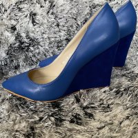 Елегантни обувки в синьо, снимка 2 - Дамски елегантни обувки - 28501977