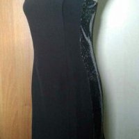 Изискана черна вталена рокля с пайети 🍀 Промоция -10%🍀❤M,M/L❤🍀арт.4362, снимка 1 - Рокли - 37190512