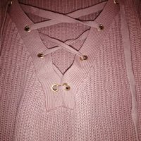 Guess пуловер +подарък шапка тип тюрбан H&M, снимка 5 - Блузи с дълъг ръкав и пуловери - 35588617