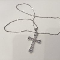 Колие с кръст , снимка 5 - Колиета, медальони, синджири - 43877021