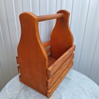 Дървена кошница щайга за бира, снимка 6 - Декорация за дома - 43655165