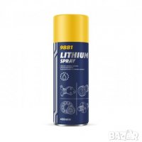 Спрей Литиева Грес MANNOL Lithium Spray, 400мл. , снимка 1 - Аксесоари и консумативи - 32814602