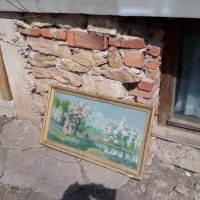 Стара рисувана картина #3, снимка 5 - Антикварни и старинни предмети - 28417289