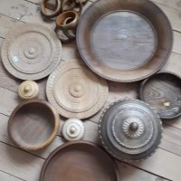 ръчно правени дървени купи и чинии, снимка 2 - Декорация за дома - 43439320