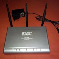 Рутер SMC Barricade N SMCWBR14-N2 300 Mbit/s, снимка 1 - Рутери - 32726301