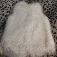 Елек естествен косъм от лама, снимка 2 - Елеци - 34882280