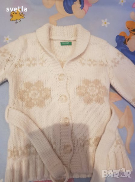 Топла жилетка с коланче Бенетон , снимка 1