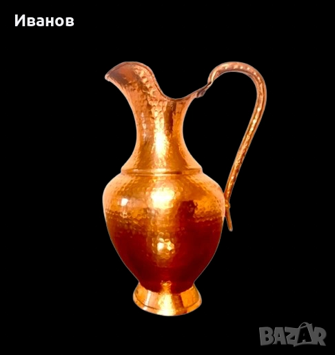 ЦЕНА - 40€. Нова Медна Кована кана за Вино - Амфора , снимка 1