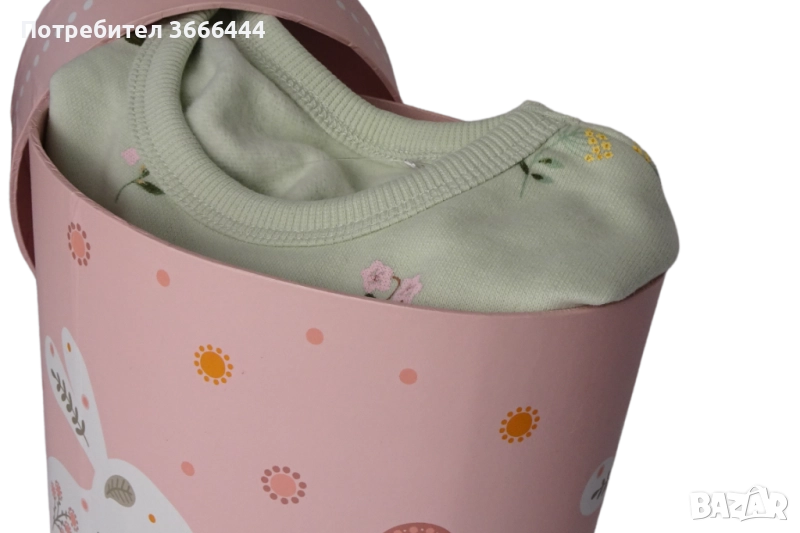 Розова кутия  "Ментов цвят" за 3-4 годишни момичета, снимка 1