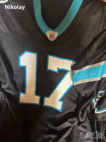 Carolina Panthers 2XL футбол Jake Delhomme vintage , снимка 1