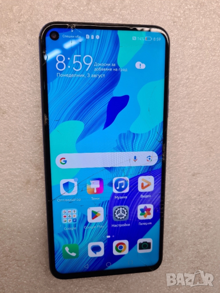 Huawei nova 5T 100%работеш лош външен вид , снимка 1