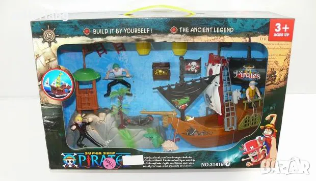 Голям пиратски кораб с фигурки, снимка 1
